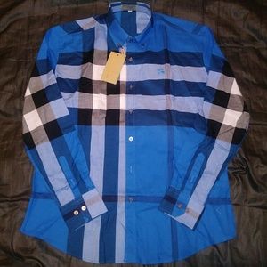 Burberry button up. Make offer please read